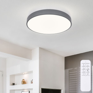 LED Deckenleuchte, Fernbedienung, Dimmer, Backlight, D 60 cm