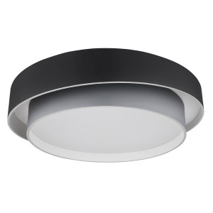 Deckenleuchte, dimmbar, Fernbedienung, LED, opal, graphit