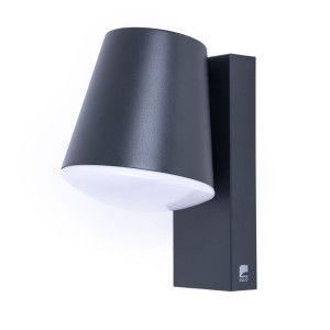LED Außenwandlampe, Smart Home, anthrazit, H 24 cm