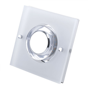 LED Deckenspot, Metall, Nickel matt, H 5,2cm