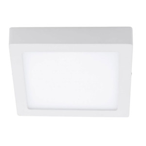 LED Aufbaulampe, Metall, silber, L 22,5  cm