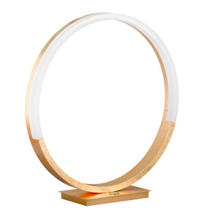 LED Tischleuchte, 3 Stufen Touchdimmer Gold, H 42 cm