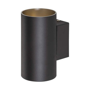 LED Wandlampe, schwarz, UP DOWN, H 15 cm