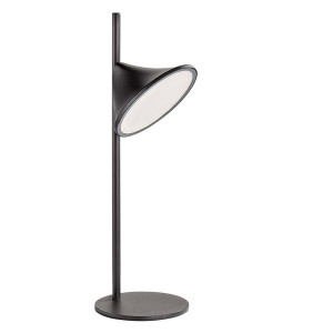 LED Tischlampe, 3 Stufen Touchdimmer, schwarz, H 42 cm