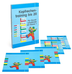 Klammerkarten Kopfrechentraining bis 20