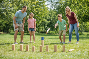 Wikingerschach - Das beliebte Gartenspiel für Familien, Gruppen & Co