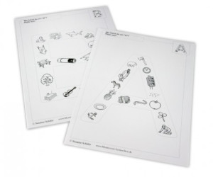 Buchstaben des ABC mit Bildern