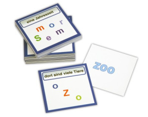 60 Purzelwörterkarten - Deutsch Anfangsunterricht