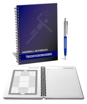 Notizbuch für den Handballtrainer - 80 Seiten