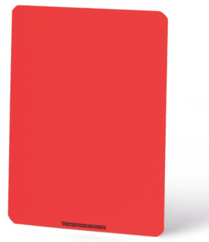 Referee Disciplinary Card - neon red