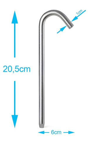 Erdnagel (Metall) - 20,5 cm