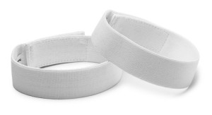 Sock holders (pair) - colour: white