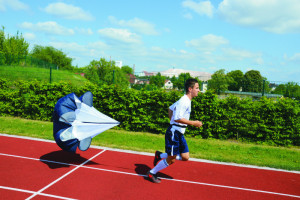 Paracadute d'allenamento - per l'allenamento per potenziare lo sprint
