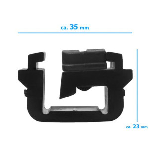Support de filet "SAM" pour filets de buts - Couleur : noir