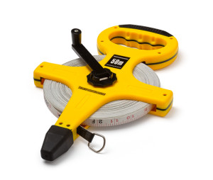 Measuring tape (fibreglass) - length: 50 m