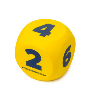 Training dice (15x15 cm) - numbers 1-6