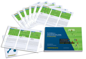 Fußball Trainingspläne (45 Übungen) - Flügelspiel
