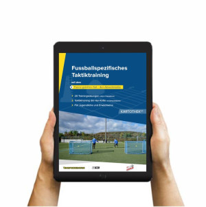 Fußball Download (60 Übungen) - Trainingshilfen Set - 4er Abwehrkette
