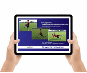 Download Fußball Trainingspläne (90 Übungen) - Stabilisation, Regeneration und Stretching