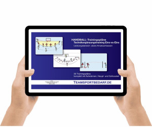Download Handball Trainingspläne (135 Übungsvarianten) - Technikergänzungstraining 1 vs 1