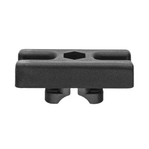 Support de filet "H" pour filets de but - Couleur : noir