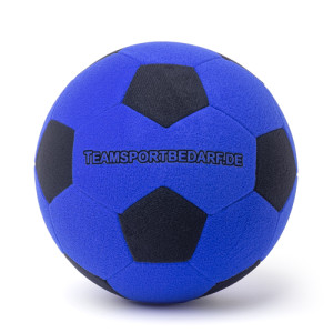 Ballon de foot velcro (ø 21 cm) pour fléchettes de football XXL - Couleur : Bleu