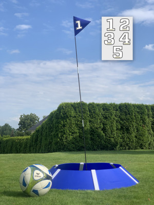Numeri adesivi (1-5) per set golf da calcio