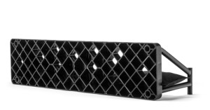 Football baffle wall (rebound wall) 100 x 25 cm