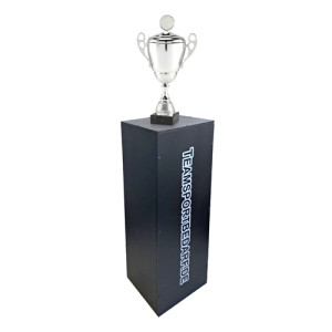 Voetbal zuil - incl. club- en sponsorlogo