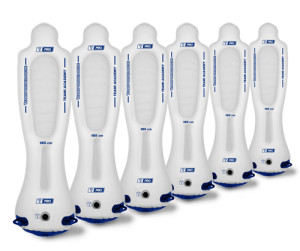 6er Set T-PRO Trainingsdummy TEAMI ACADEMY (185 cm) - aufblasbar