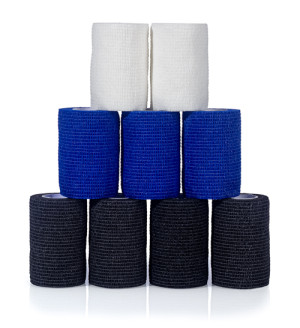 Bandage (self-adhesive) 7,5 cm x 4,5 m - in 3 colors