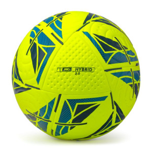 Fußball - T-PRO Hybrid 2.0 (Yellow-Blue) Trainingsball (Gr. 5)