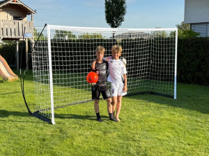 Flexible football goal - 3.70 x 1.80 m