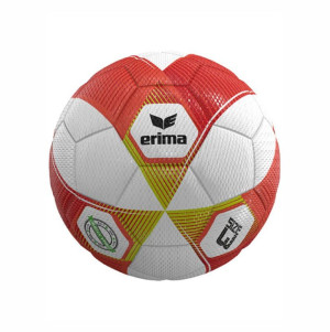 Fußball - Erima Hybrid Lite 290 (Fiery-Coral, Lime) Trainingsball (Gr. 3)