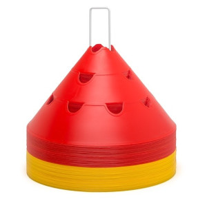 Jumbo perforated cones - 20 marking cones