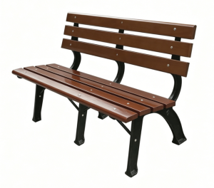 Sitzbank mit Rückenlehne - Breite: 180 cm