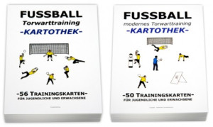 FUSSBALL Trainingskartotheken SET - "Torwarttraining (1.+2. Teil)"