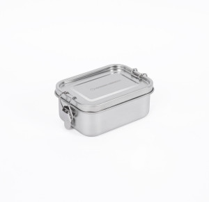 Edelstahldose (auslaufsicher) - ideal als Lunchbox Brotdose Vesperdose Brotbox Dose