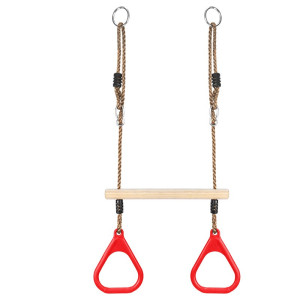 Outdoor 2 in 1 Turnset - Schaukel und Trapez