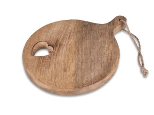 Dekobrett rund Mangoholz von formano