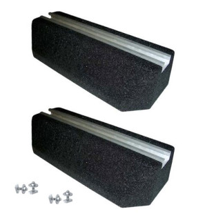 Big Foot Dämpfungssockel-Set ähnl. B9530 | Fix-it Foot / Mini Split Kit 1000 x 180 x 95 mm für Klimaanlagen & Wärmepumpen