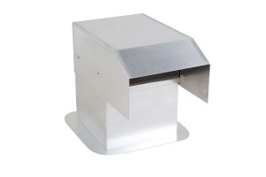 codex FDD Aluminium Flachdachdurchführung FDD für Kabel, Rohre, Leitungen zu Klimaanlagen / Wärmepumpen / Lüftung / PV / Solar