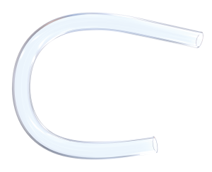 Hochflexible PVC Schlauchleitung "Kautschukschlauch" zum Anschluss von Kondensatpumpen - Innen-Ø 16 mm, ca. 500 mm, semi transparent | ähnl. ASPEN