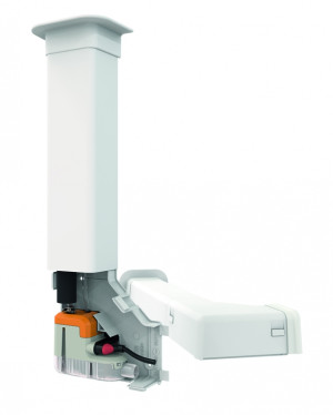 Sauermann Delta Pack 20 l/h Kondensatpumpe mit Kabelkanal (L750 x B80 x H60mm) RAL9003 - signalweiß