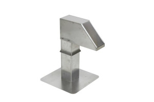 codex Premium FDD Aluminium Dachdurchführung mit Wetterkragen für Kabel, Rohre, Leitungen zu Klimaanlagen / Wärmepumpen / Lüftung / PV / Solar