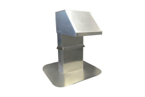 codex Premium FDD Aluminium Dachdurchführung mit Wetterkragen für Kabel, Rohre, Leitungen zu Klimaanlagen / Wärmepumpen / Lüftung / PV / Solar