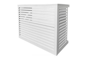 codex Verkleidung aus Aluminium | Schutzgitter für Klimaanlagen und Wärmepumpen