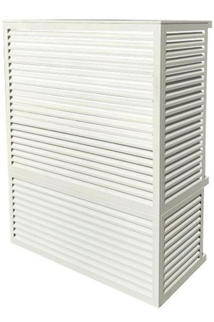 codex Verkleidung aus Aluminium | Schutzgitter für Klimaanlagen und Wärmepumpen
