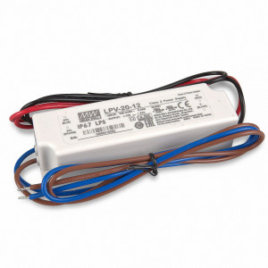 Mean Well LPV-20-12 SNT  12V/DC/0-1,67A/ 20W IP67