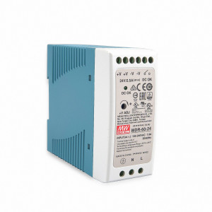 Hutschienen-Netzteil (DIN-Rail) MDR-60-24 SNT DIN-Schiene 24V/DC/0-2,5